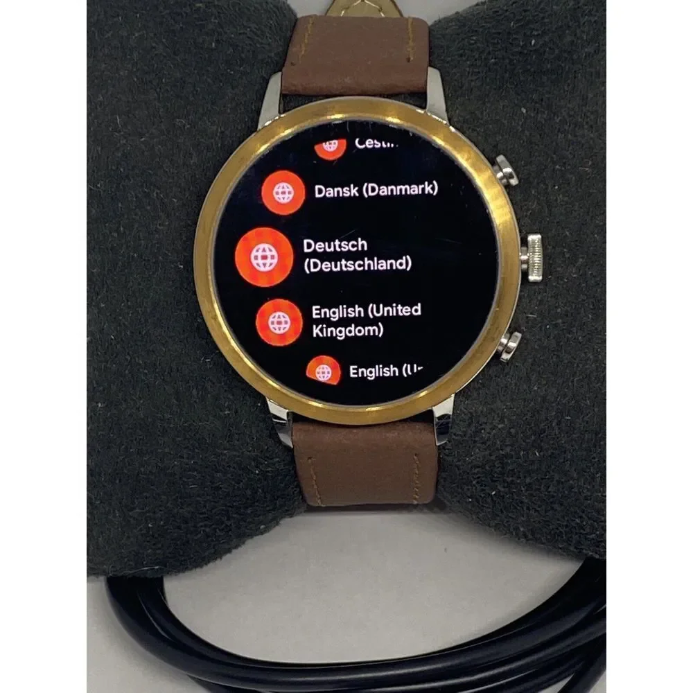 Fossil Gen 4 Authentic Digital Dial Smart Watch Custom Band FTW6016 AB510